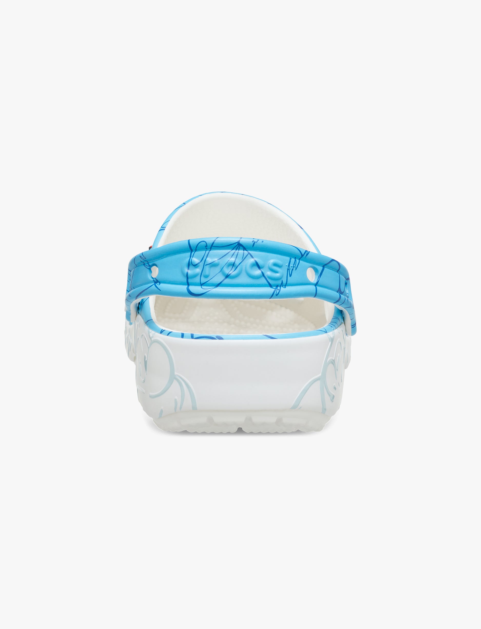 Crocs Smurfs Classic Clog - כפכפי קרוקס דרדסים בצבע תכלת/לבן