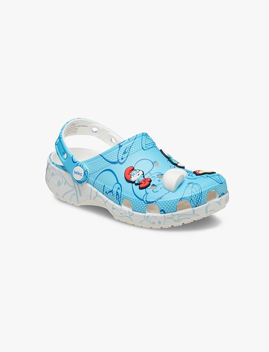 Crocs Smurfs Classic Clog K - כפכפי קרוקס קלוג הדרדסים לילדים