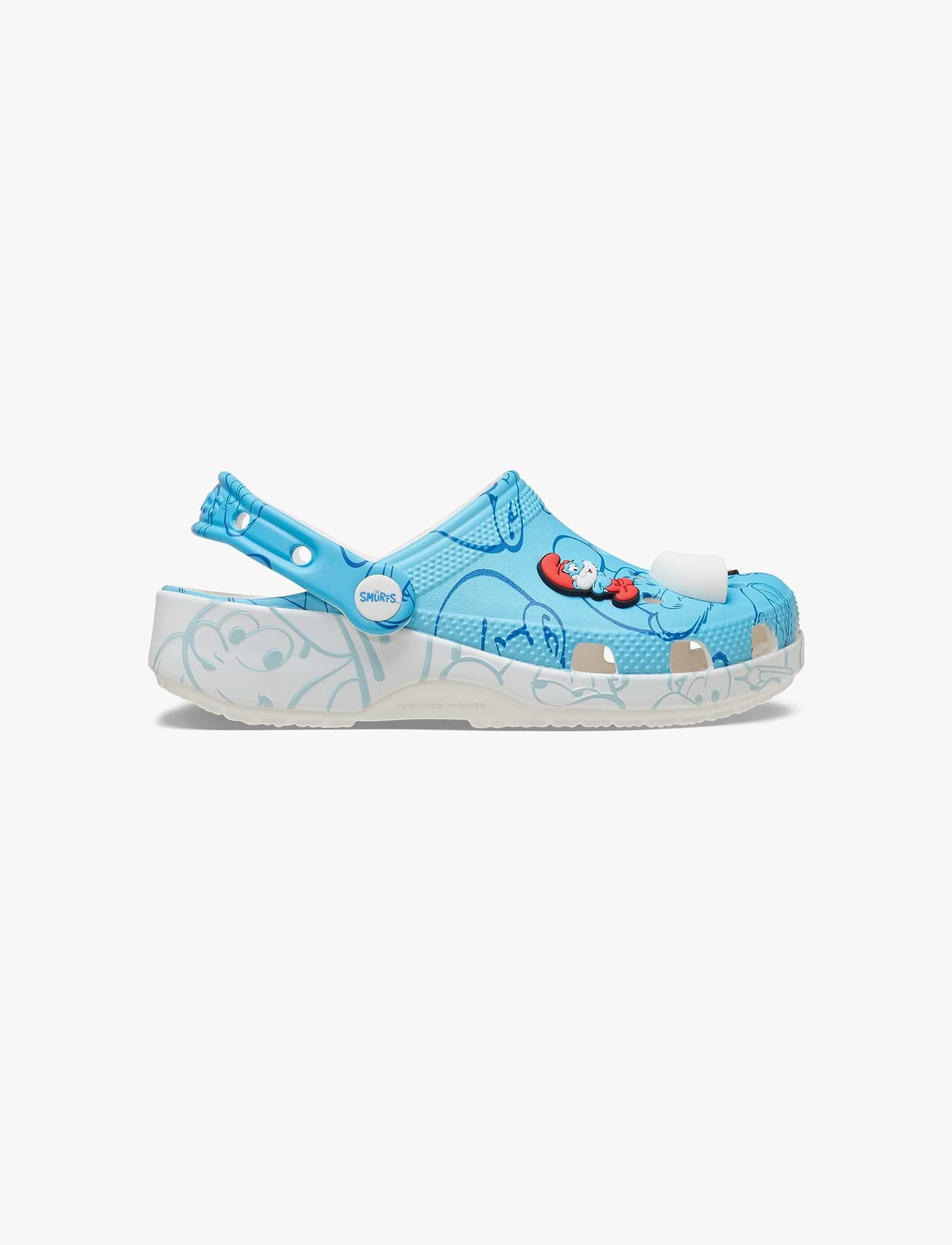 Crocs Smurfs Classic Clog K - כפכפי קרוקס קלוג הדרדסים לילדים