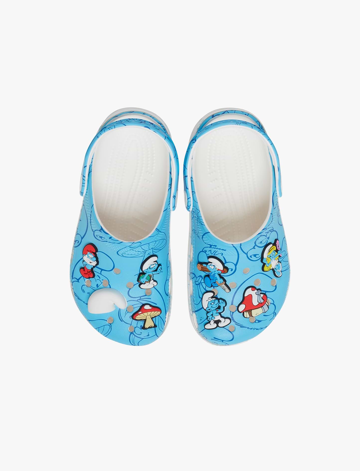 Crocs Smurfs Classic Clog K - כפכפי קרוקס קלוג הדרדסים לילדים