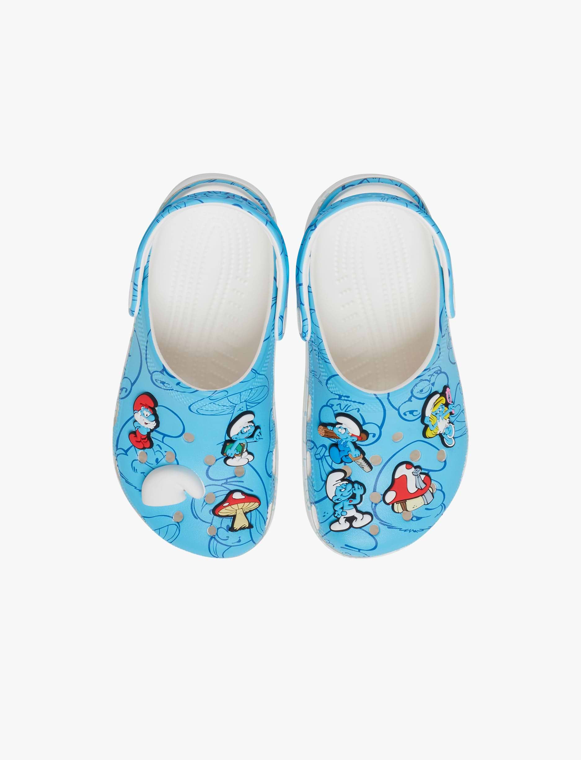 Crocs Smurfs Classic Clog K - כפכפי קרוקס קלוג הדרדסים לילדים