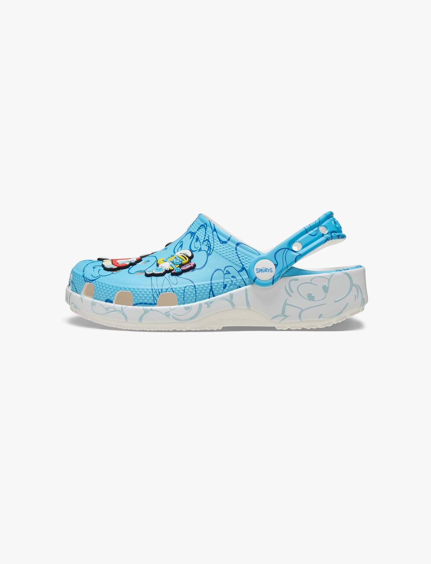 Crocs Smurfs Classic Clog K - כפכפי קרוקס קלוג הדרדסים לילדים