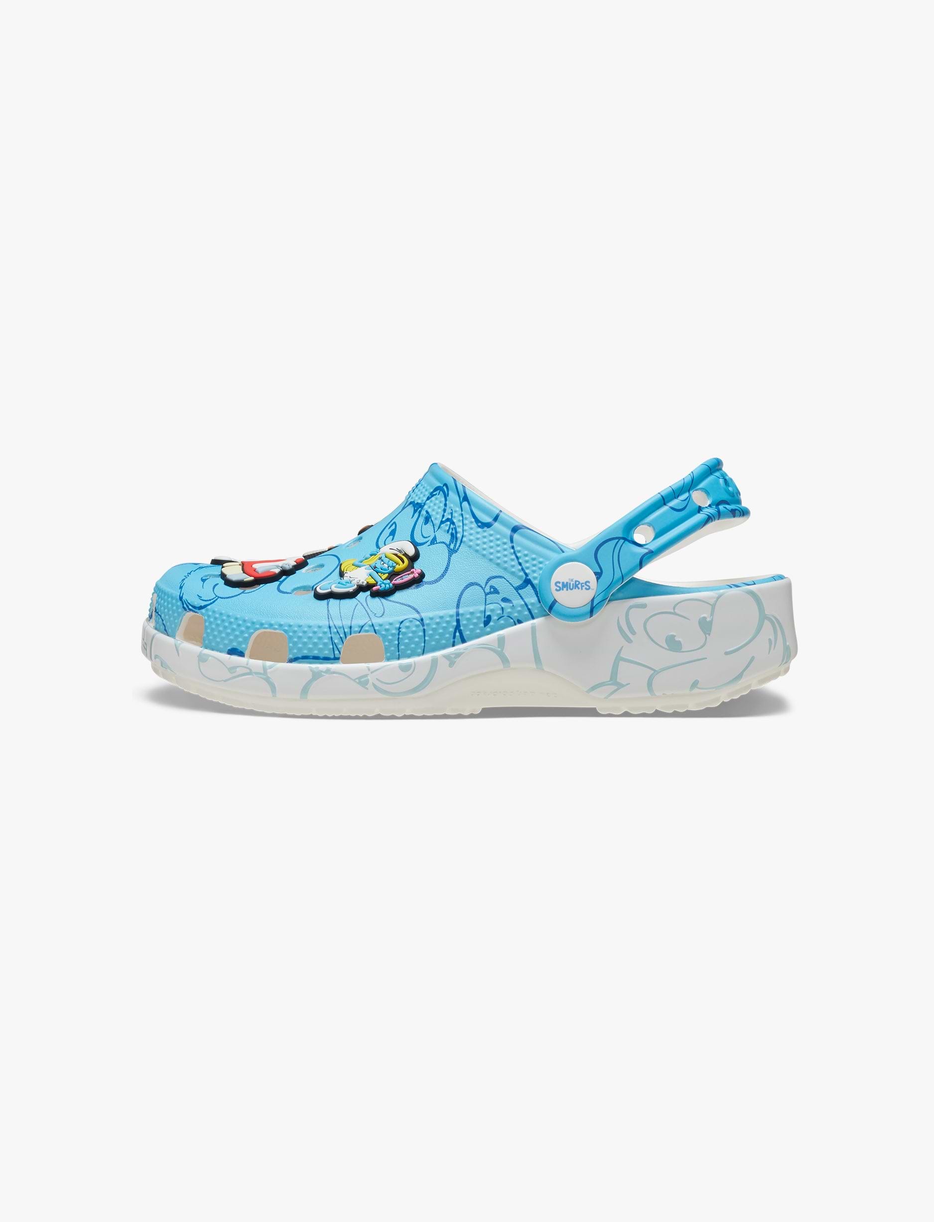 Crocs Smurfs Classic Clog K - כפכפי קרוקס קלוג הדרדסים לילדים