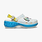 Crocs Smurfs Platform Clog  - כפכפי קרוקס קלוג פלטפורמה הדרדסים לנשים בצבע לבן/תכלת