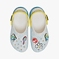 Crocs Smurfs Platform Clog  - כפכפי קרוקס קלוג פלטפורמה הדרדסים לנשים בצבע לבן/תכלת