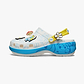 Crocs Smurfs Platform Clog  - כפכפי קרוקס קלוג פלטפורמה הדרדסים לנשים בצבע לבן/תכלת