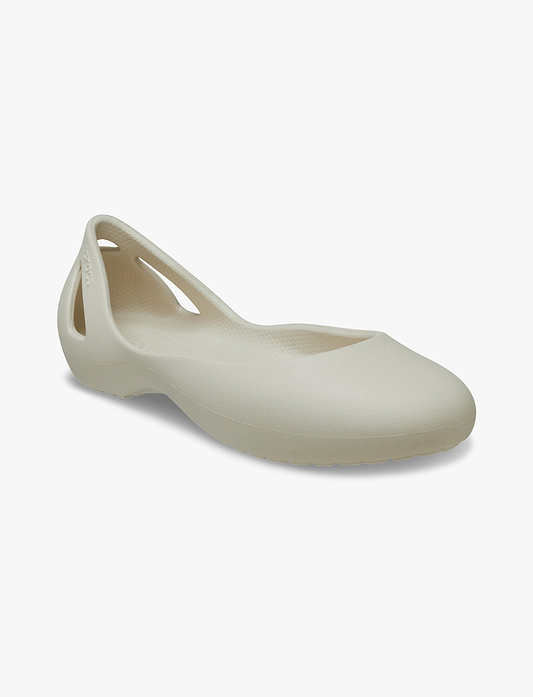 Crocs Kadee Flat -  נעלי קרוקס קיידי שטוחות לנשים בצבע סטוקו