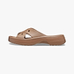 Crocs Classic Women's Cross Strap - כפכפי קרוקס לנשים בצבע חום