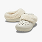 Crocs Classic Blitzen IV Clog - כפכפים פרוותיים בליצן קרוקס בצבע אבן