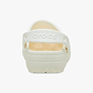 Crocs Classic Floral Cut Out Clog - כפכפי קרוקס לנשים בצבע לבן גיר