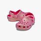 Crocs Classic Iridescent Glitter Clog T - כפכפי קרוקס קלוג גליטר לבנות בצבע ורוד נצנצים מידות קטנות