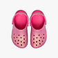 Crocs Classic Iridescent Glitter Clog T - כפכפי קרוקס קלוג גליטר לבנות בצבע ורוד נצנצים מידות קטנות
