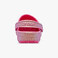Crocs Classic Iridescent Glitter Clog T - כפכפי קרוקס קלוג גליטר לבנות בצבע ורוד נצנצים מידות קטנות