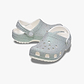 Crocs Classic Iridescent Glitter Clog K - כפכפי קרוקס קלוג גליטר לבנות בצבע לבן נצנצים
