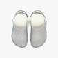 Crocs Classic Iridescent Glitter Clog K - כפכפי קרוקס קלוג גליטר לבנות בצבע לבן נצנצים