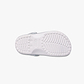 Crocs Classic Iridescent Glitter Clog K - כפכפי קרוקס קלוג גליטר לבנות בצבע לבן נצנצים