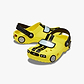 Crocs Classic IAM Race Car Clog T - כפכפי קלוג קרוקס לילדים בעיצוב מכונית מירוץ בצבע צהוב/שחור