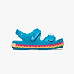 Crocs Crocband Cruiser Ric Rac -  סנדלי קרוקס קרוקבנד לילדים בצבע מרינה כחול