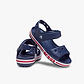 Crocs Bayaband Sandal T-   סנדלי קרוקס לילדים באיה באנד בצבע נייבי/פפר מידות קטנות