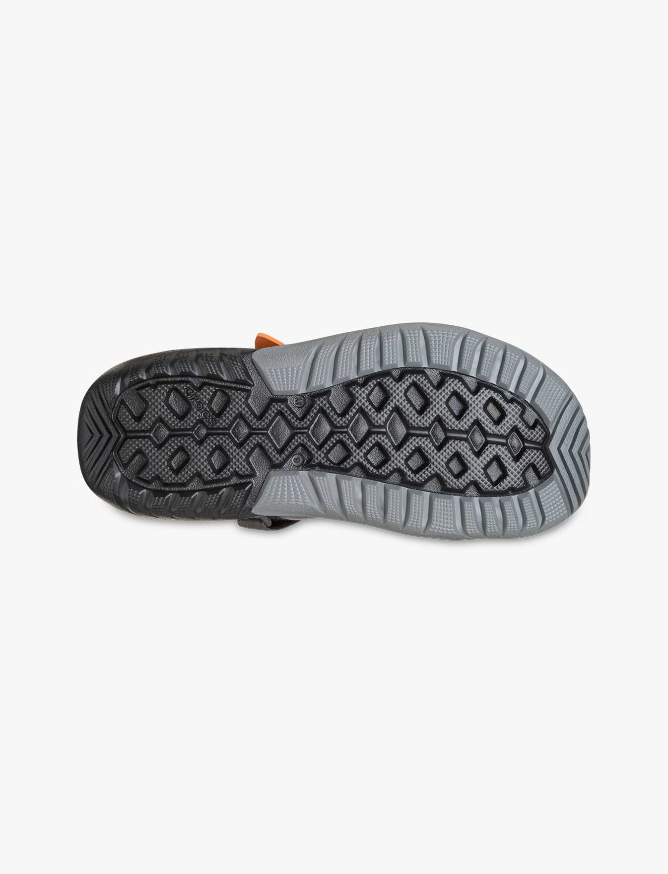 Crocs Swiftwater Mesh Deck Sandal - סנדלי קרוקס סוויפווטר לגברים בצבע מיראז' אפור/שחור