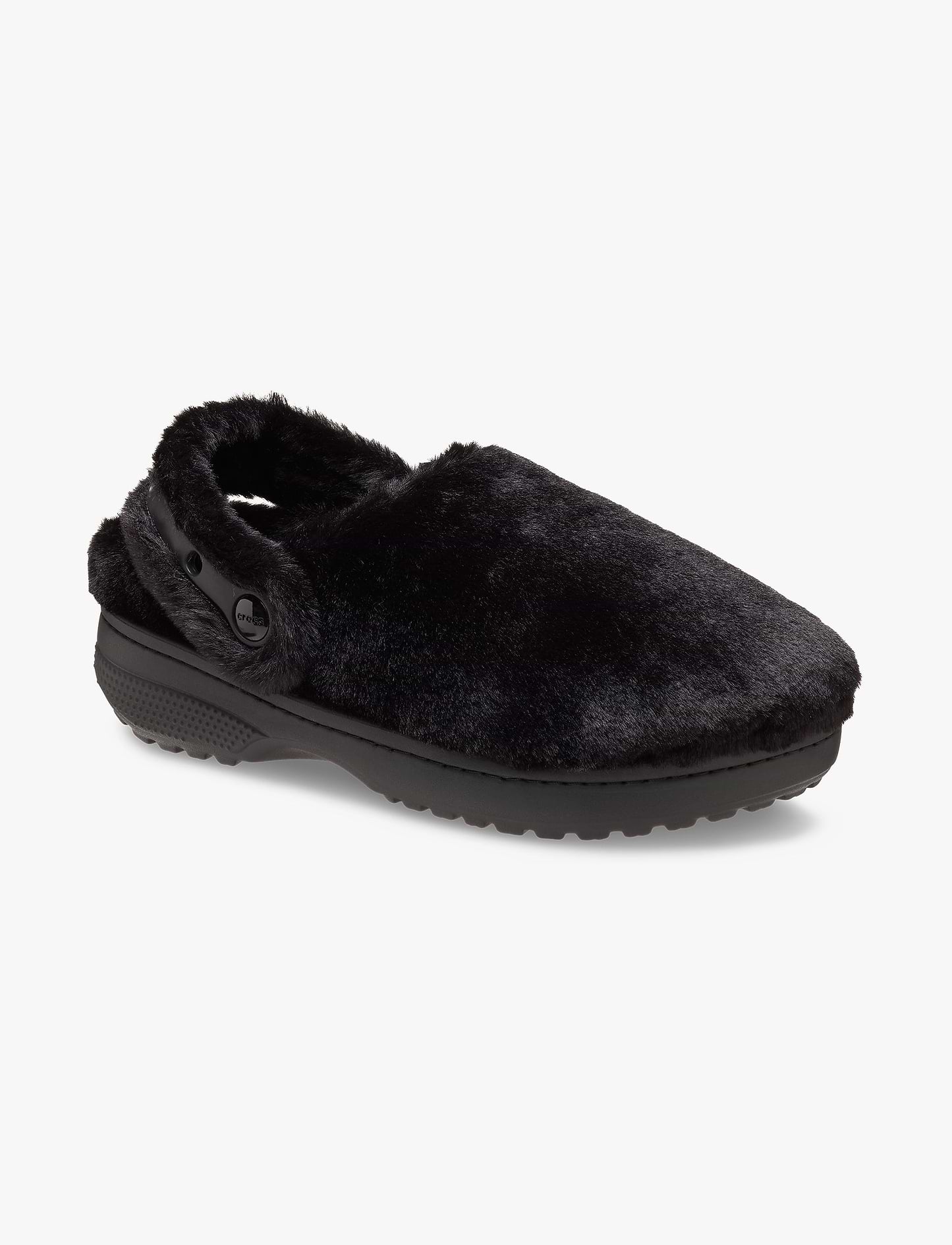 Crocs Classic Unfurgettable Clog - כפכפי קרוקס פרוותיים לנשים בצבע שחור