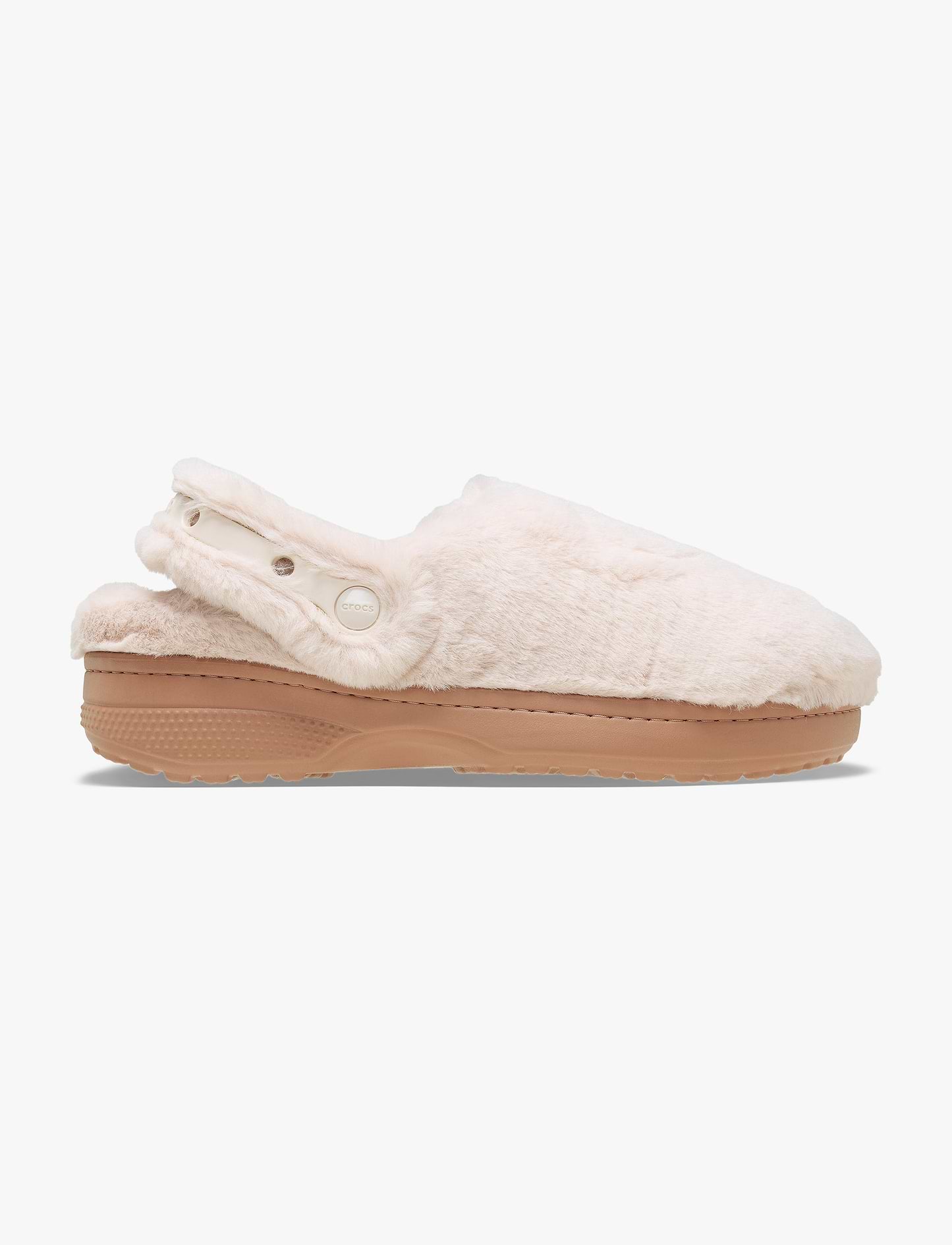 Crocs Classic Unfurgettable Clog - כפכפי קרוקס פרוותיים לנשים בצבע קוורץ