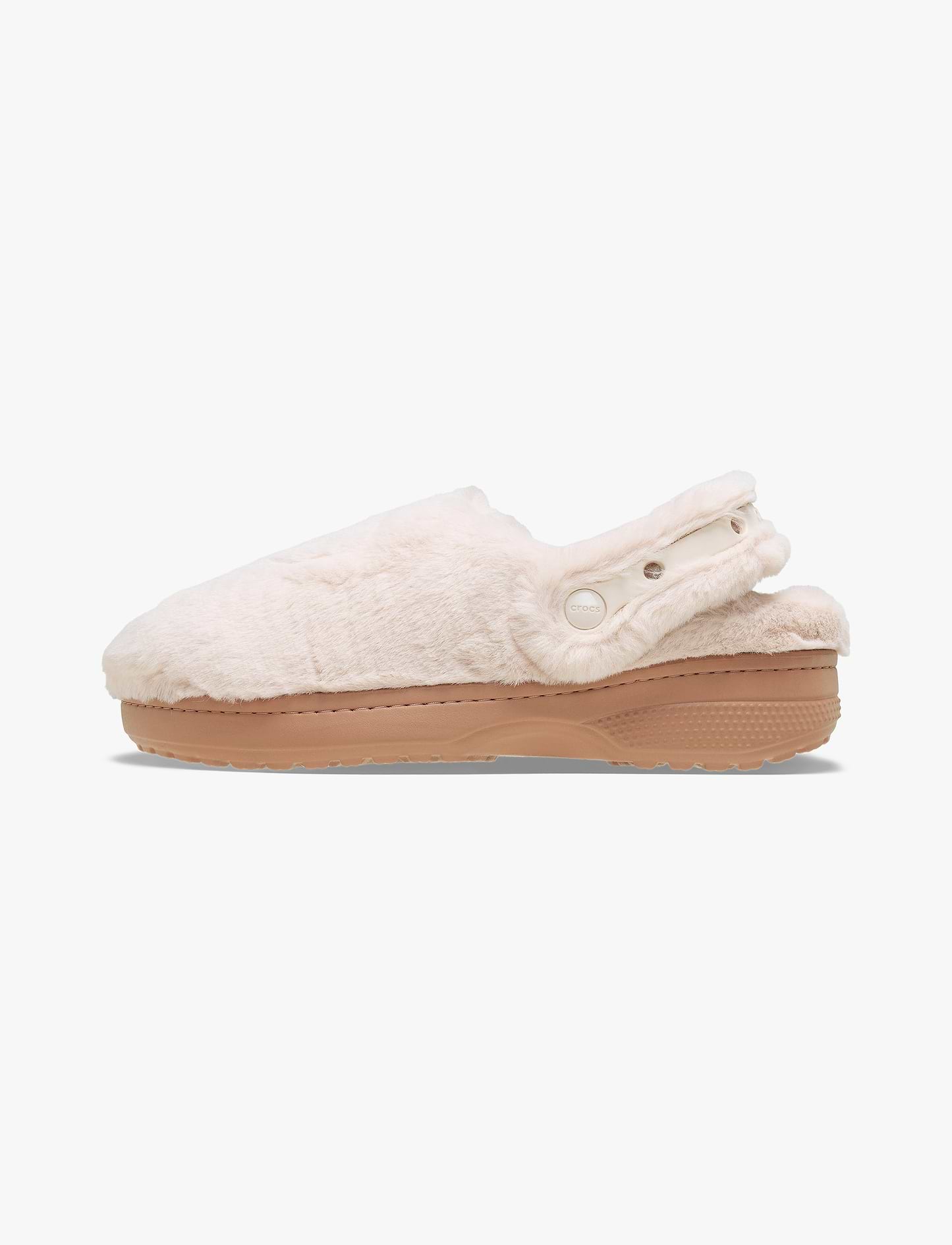Crocs Classic Unfurgettable Clog - כפכפי קרוקס פרוותיים לנשים בצבע קוורץ