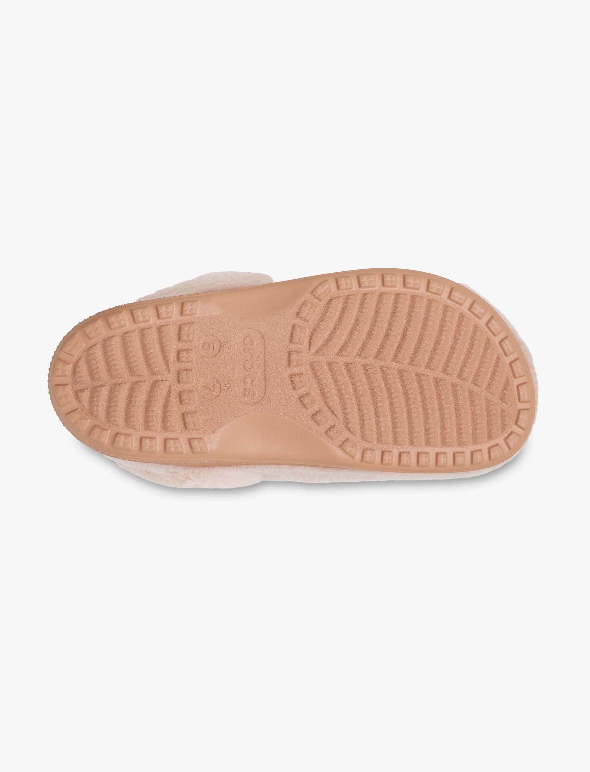 Crocs Classic Unfurgettable Clog - כפכפי קרוקס פרוותיים לנשים בצבע קוורץ