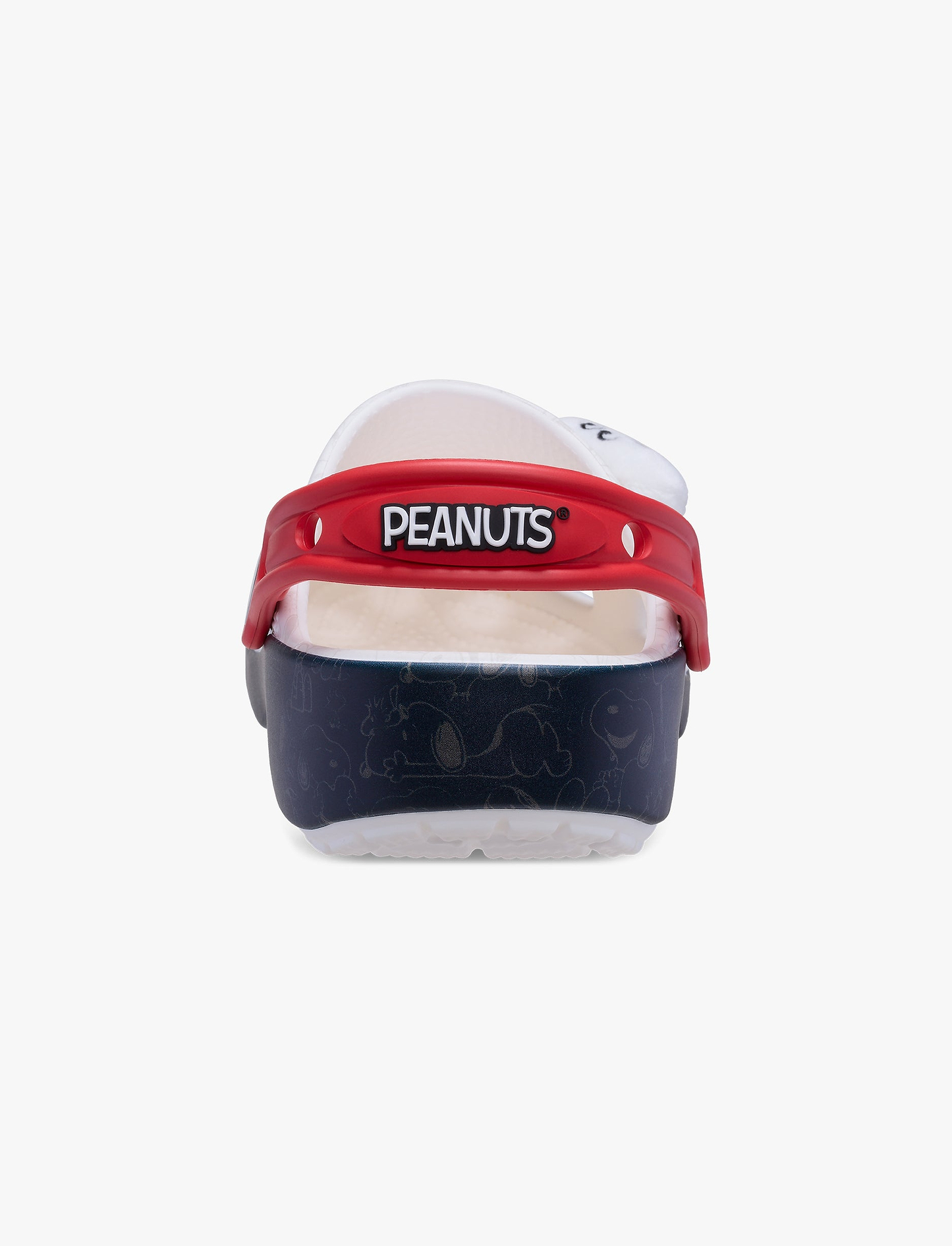 Crocs Peanuts Classic Clog T - כפכפי קלוג קרוקס סנופי לילדים בצבע לבן/שחור/אדום מידות קטנות