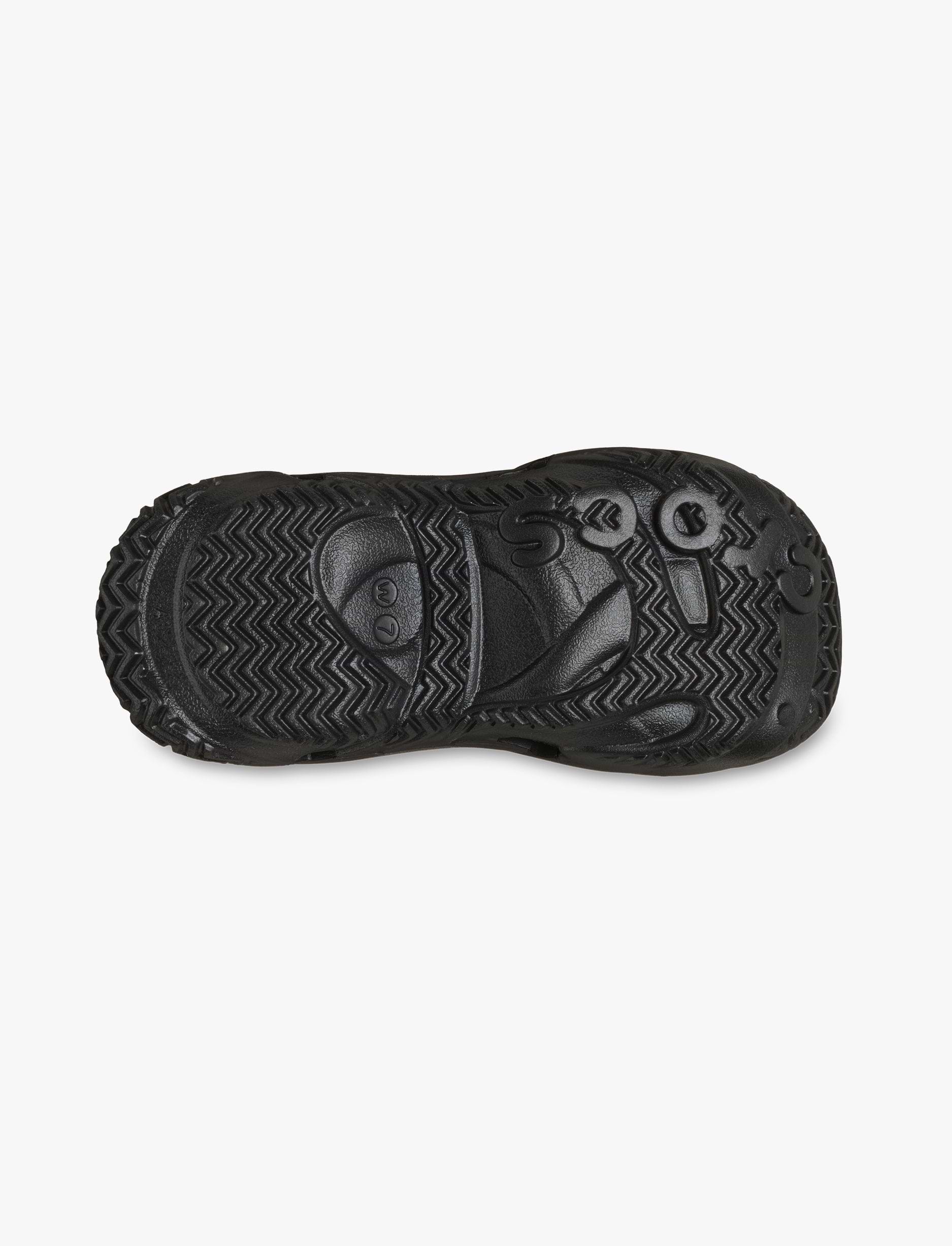 Crocs Caged Clog - כפכפי קרוקס פלטפורמה לנשים בצבע שחור