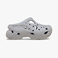 Crocs Caged Clog - כפכפי קרוקס פלטפורמה לנשים בצבע אפור