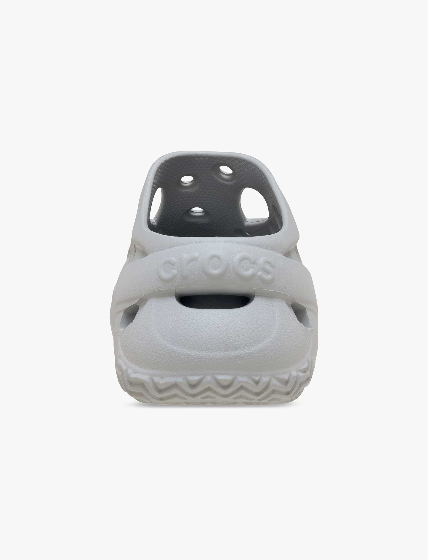 Crocs Caged Clog - כפכפי קרוקס פלטפורמה לנשים בצבע אפור