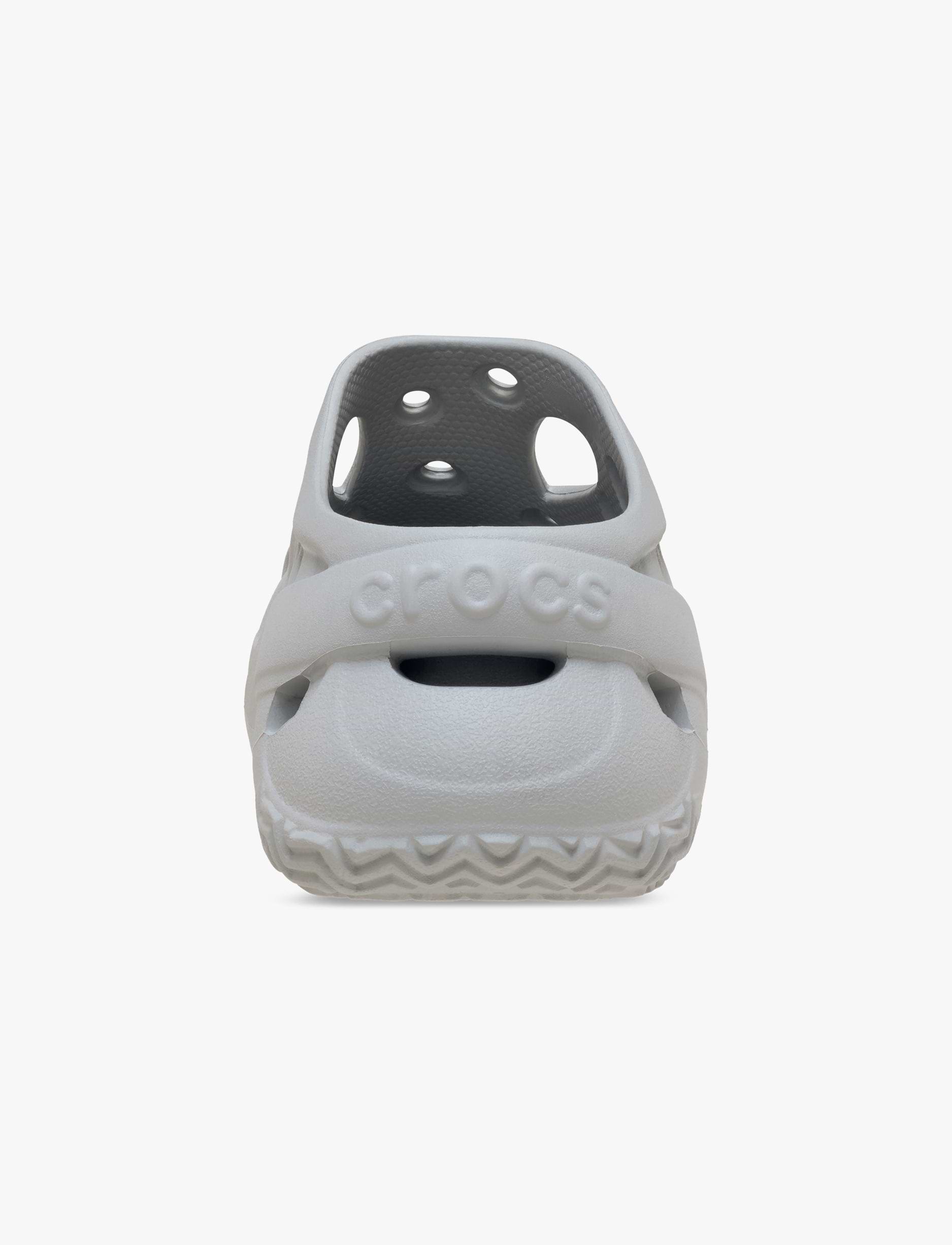 Crocs Caged Clog - כפכפי קרוקס פלטפורמה לנשים בצבע אפור