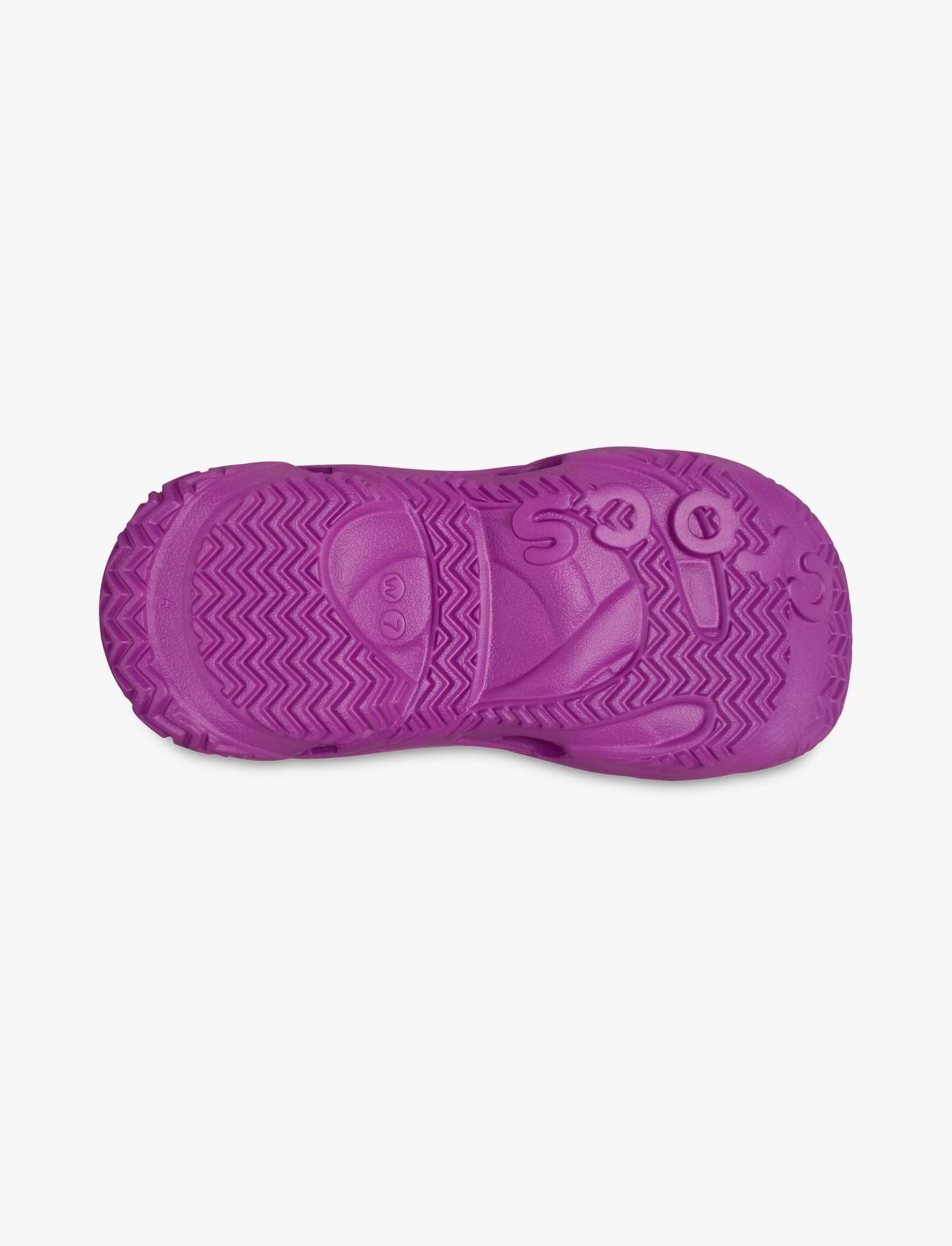 Crocs Caged Clog - כפכפי קרוקס פלטפורמה לנשים בצבע אשכולית