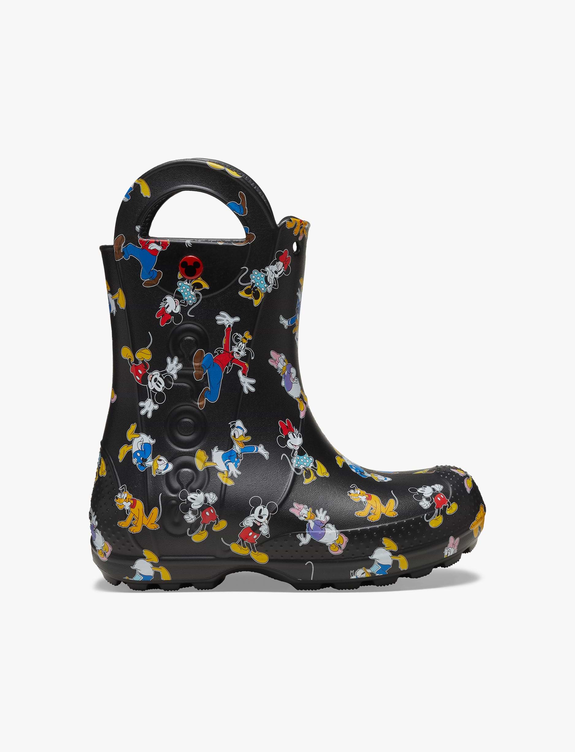 Crocs Mickey Mouse & Friends Handle It Rain Boot - מגפי גשם קרוקס מיקי מאוס וחברים לילדים מידות קטנות
