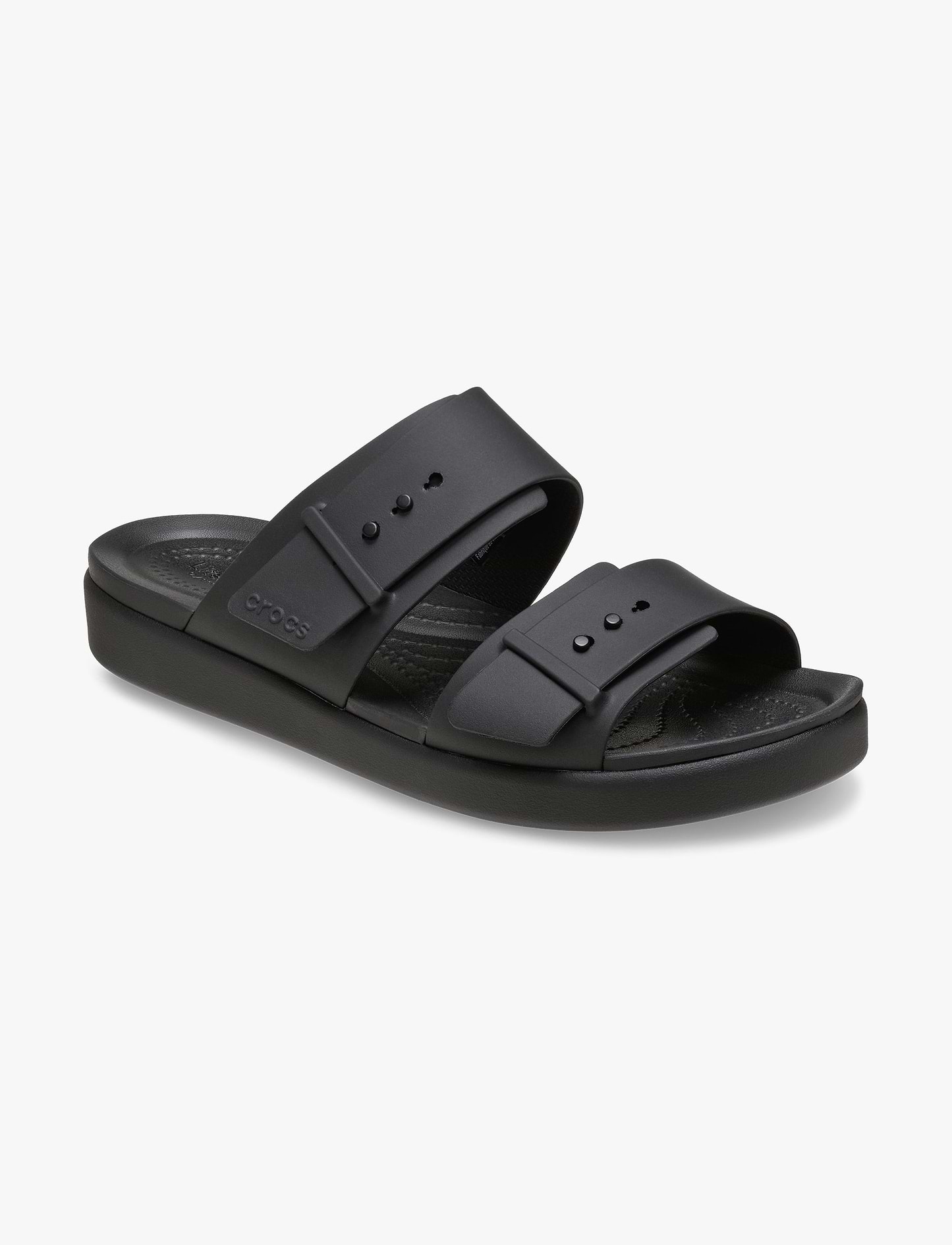 Crocs Brooklyn Buckle Low Low - כפכפי קרוקס ברוקלין לנשים בצבע שחור