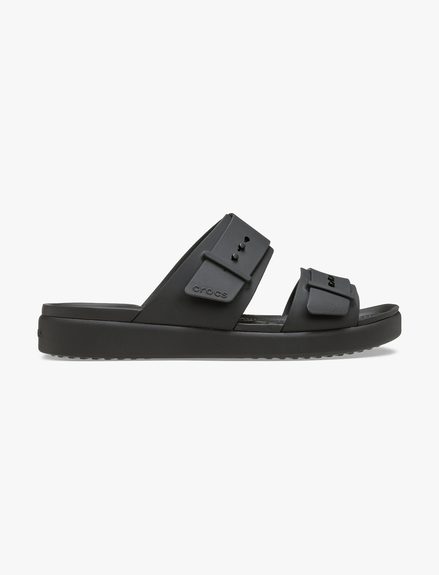 Crocs Brooklyn Buckle Low Low - כפכפי קרוקס ברוקלין לנשים בצבע שחור