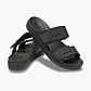 Crocs Brooklyn Buckle Low Low - כפכפי קרוקס ברוקלין לנשים בצבע שחור