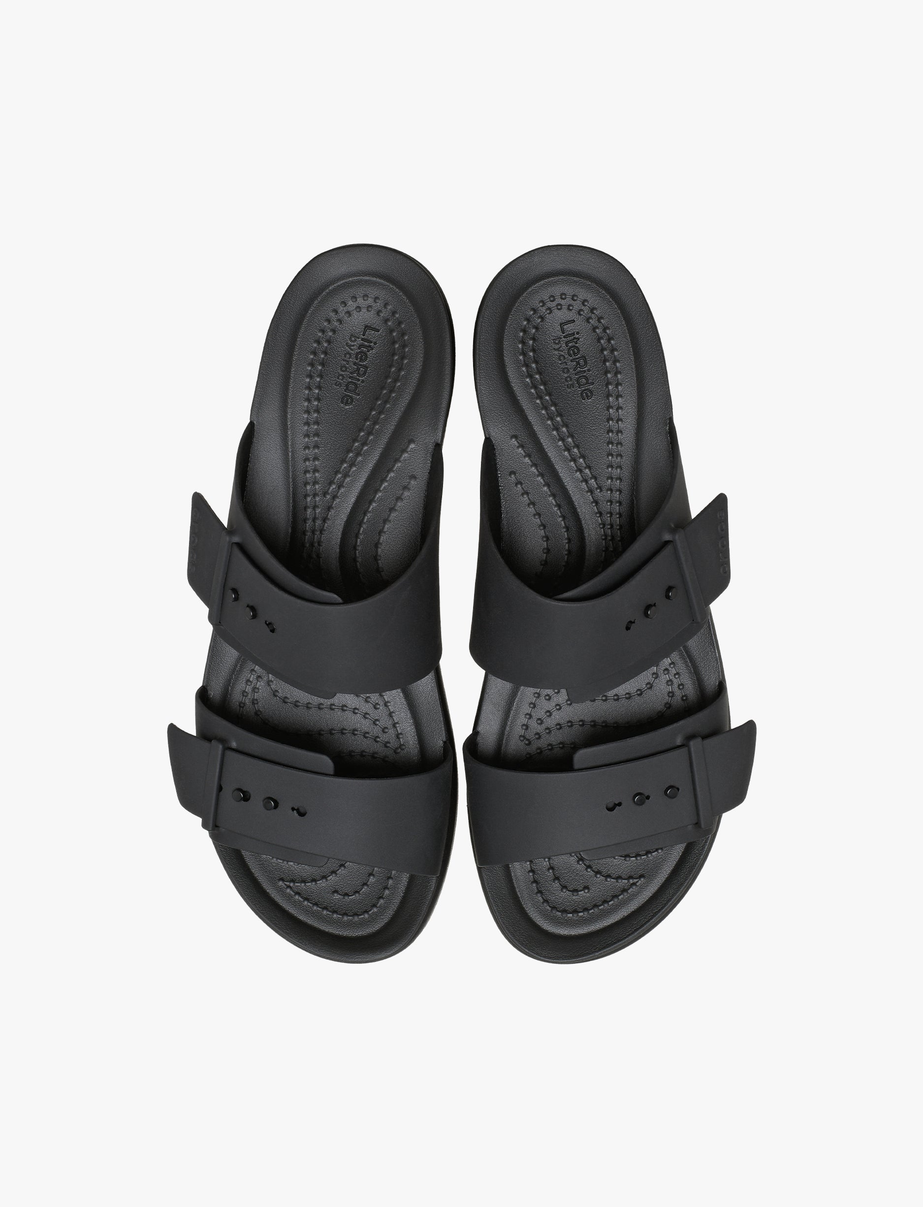 Crocs Brooklyn Buckle Low Low - כפכפי קרוקס ברוקלין לנשים בצבע שחור