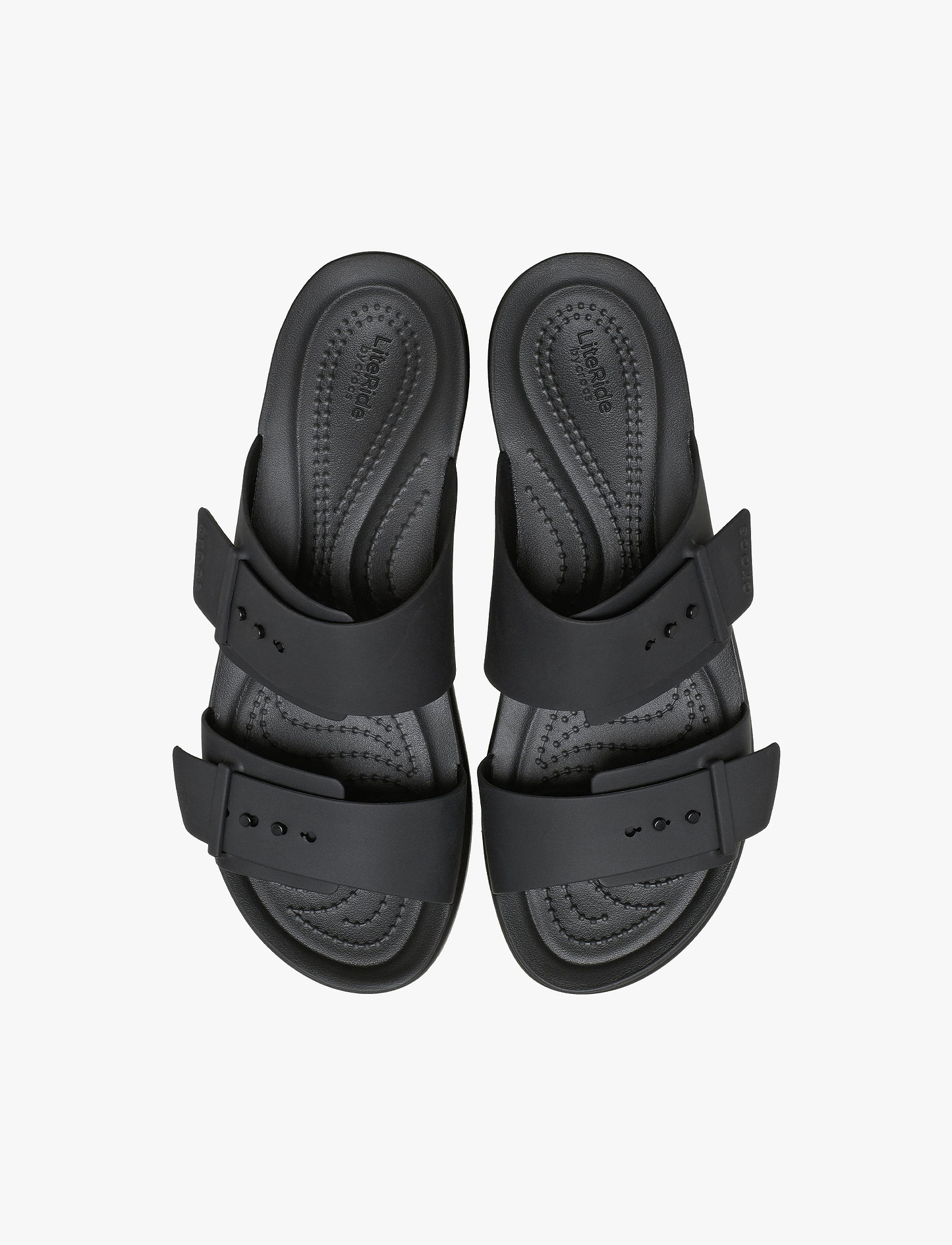 Crocs Brooklyn Buckle Low Low - כפכפי קרוקס ברוקלין לנשים בצבע שחור