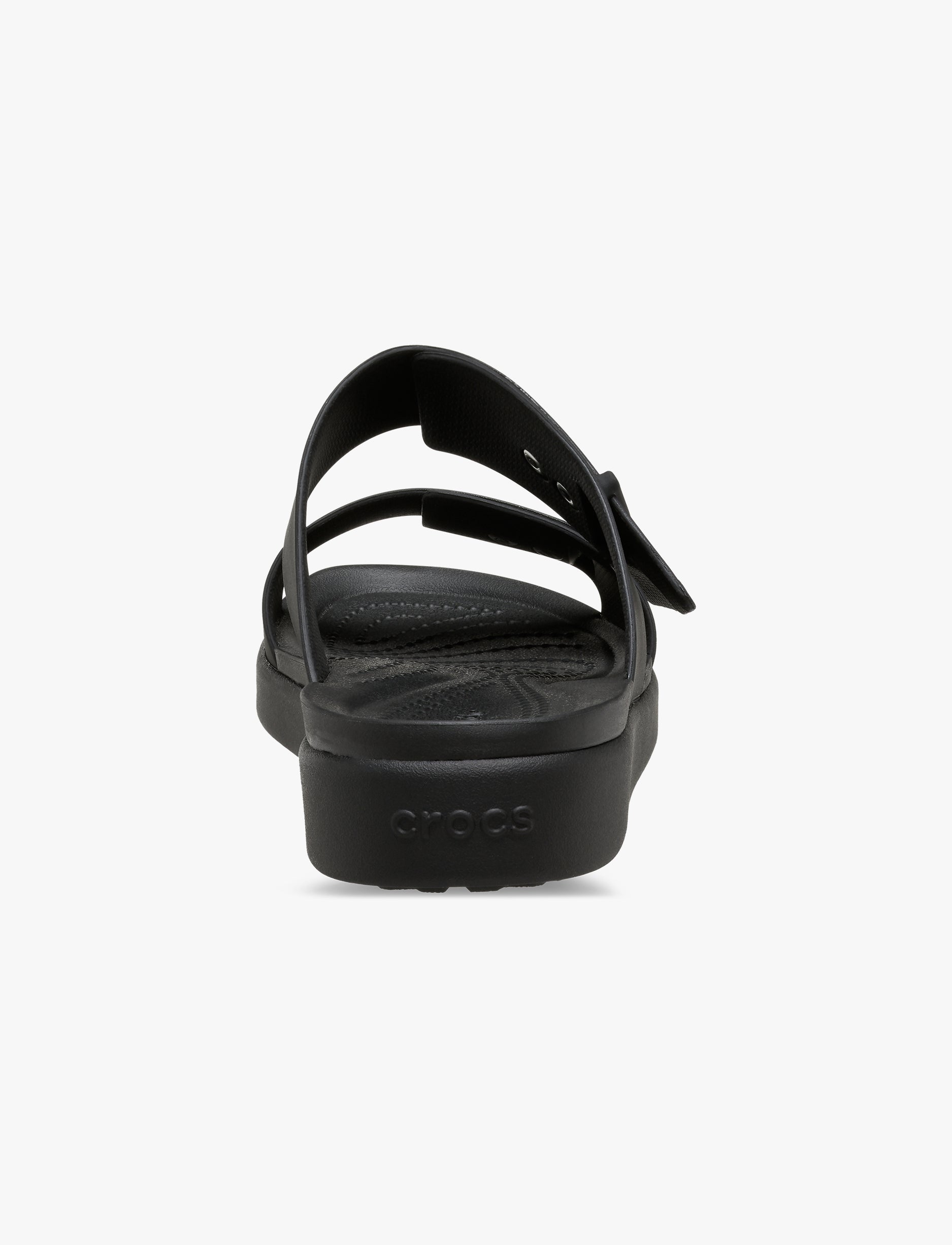 Crocs Brooklyn Buckle Low Low - כפכפי קרוקס ברוקלין לנשים בצבע שחור