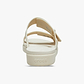 Crocs Brooklyn Buckle Low Low - כפכפי קרוקס ברוקלין לנשים בצבע אבן חול
