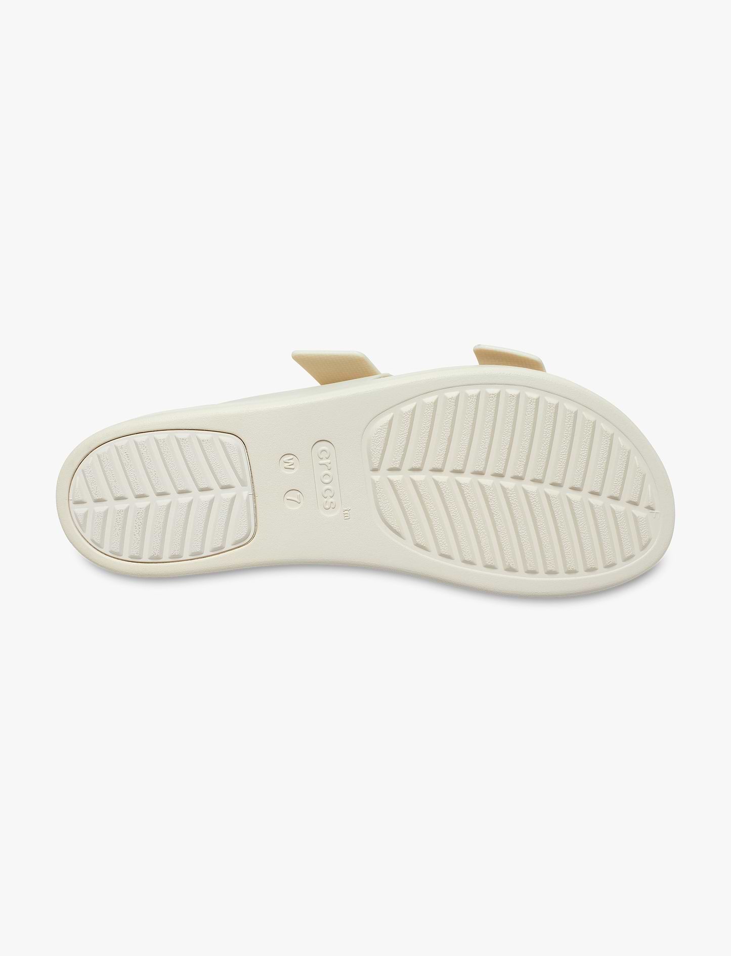 Crocs Brooklyn Buckle Low Low - כפכפי קרוקס ברוקלין לנשים בצבע אבן חול