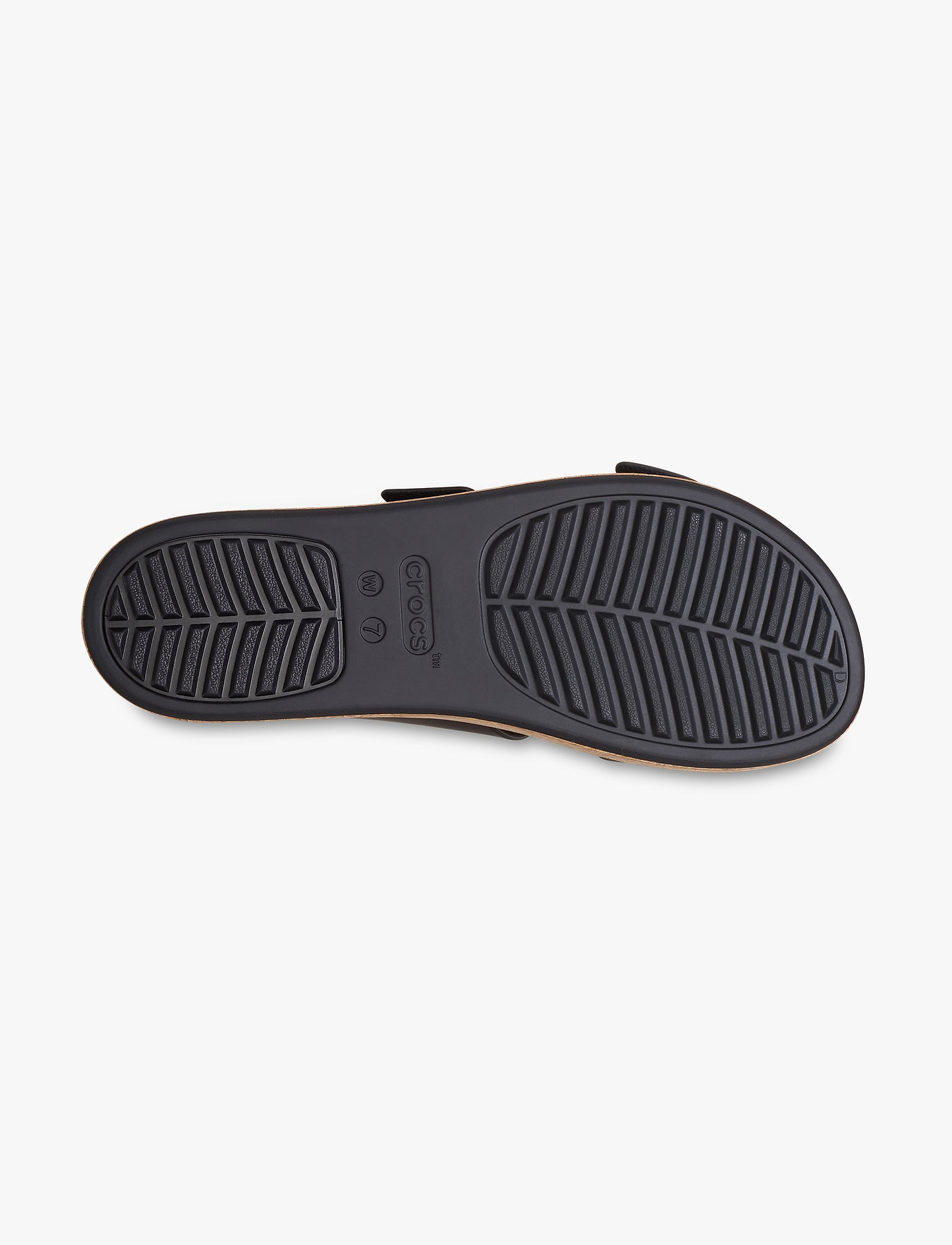 Crocs Brooklyn Cork Buckle - כפכפי פלטפורמה קרוקס ברוקלין לנשים בצבע שחור