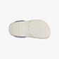Crocs Classic Butterfly Graphic Clog K  כפכפי קלוג קרוקס לילדים בצבע לבן גיר בהדפס פרפרים צבעוניים