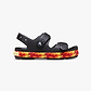 Crocs Crocband Cruiser Flames - סנדלי קרוקס קרוקבנד לילדים בצבע שחור