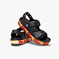 Crocs Crocband Cruiser Flames - סנדלי קרוקס קרוקבנד לילדים בצבע שחור