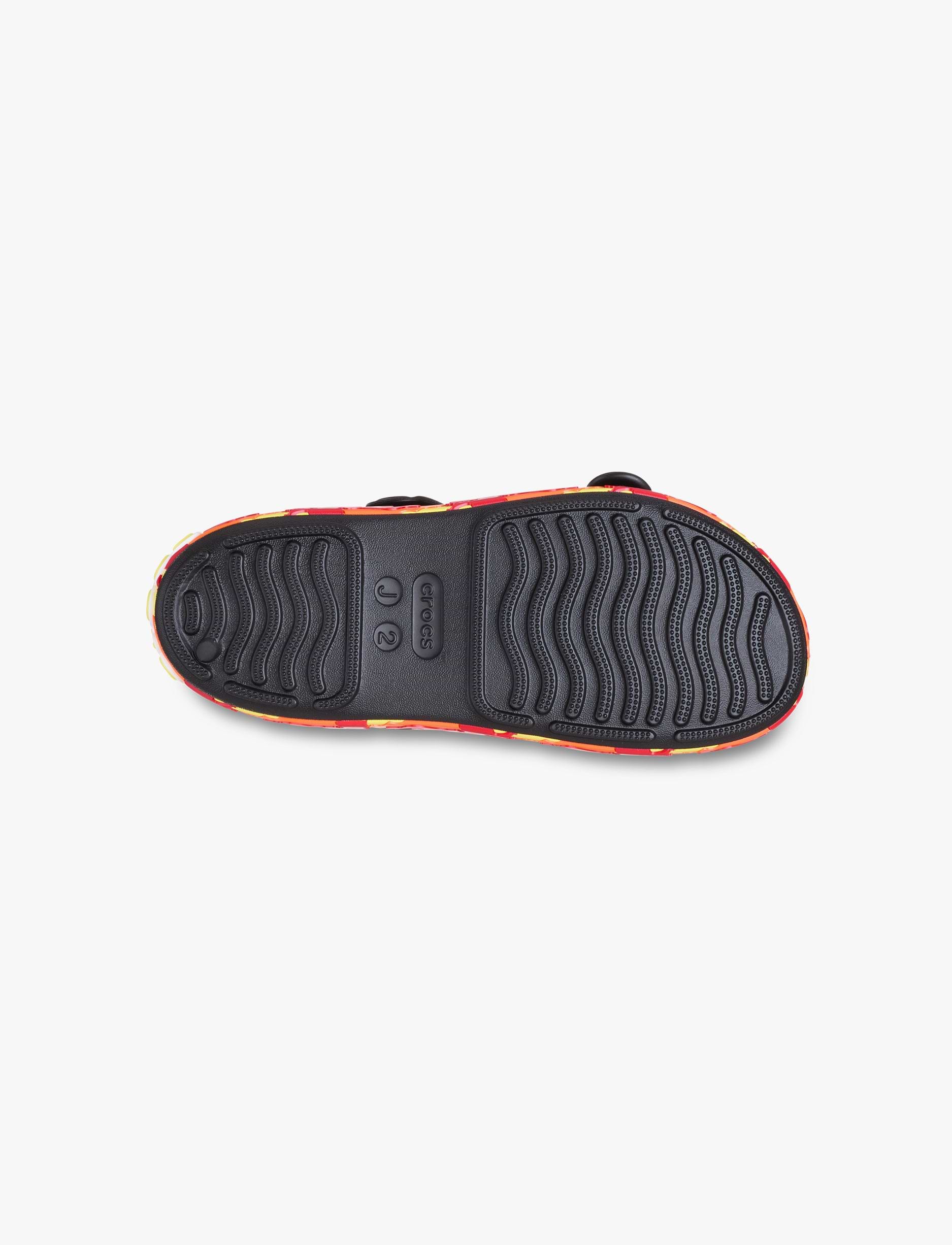 Crocs Crocband Cruiser Flames - סנדלי קרוקס קרוקבנד לילדים בצבע שחור