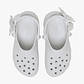 Crocs Classic Platform Bouquet Clog - כפכפי קלוג פלטפורמה קרוקס לנשים בצבע מון לייט