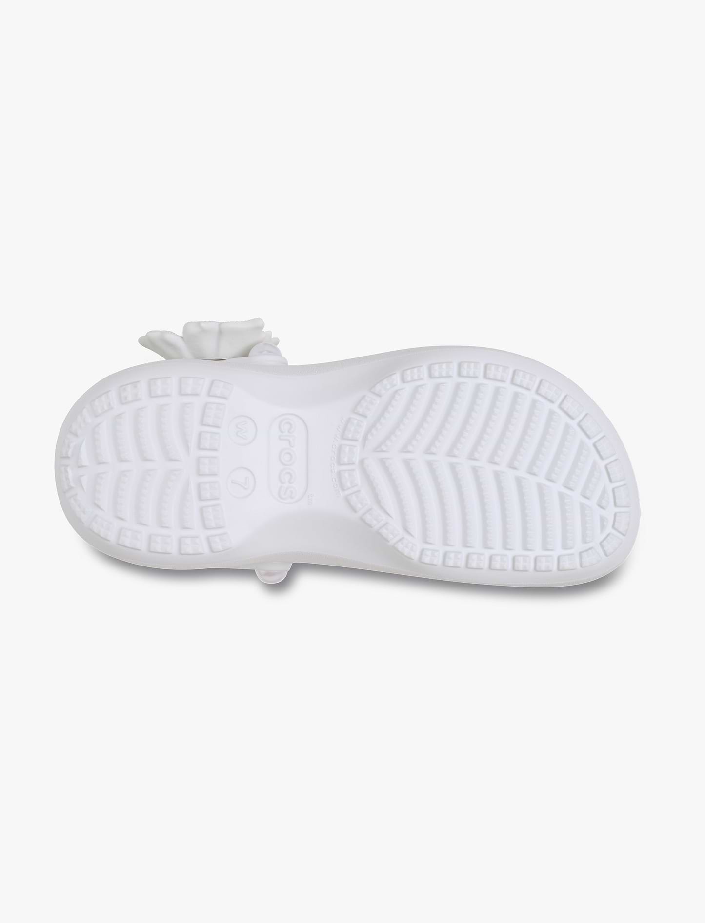 Crocs Classic Platform Bouquet Clog - כפכפי קלוג פלטפורמה קרוקס לנשים בצבע מון לייט